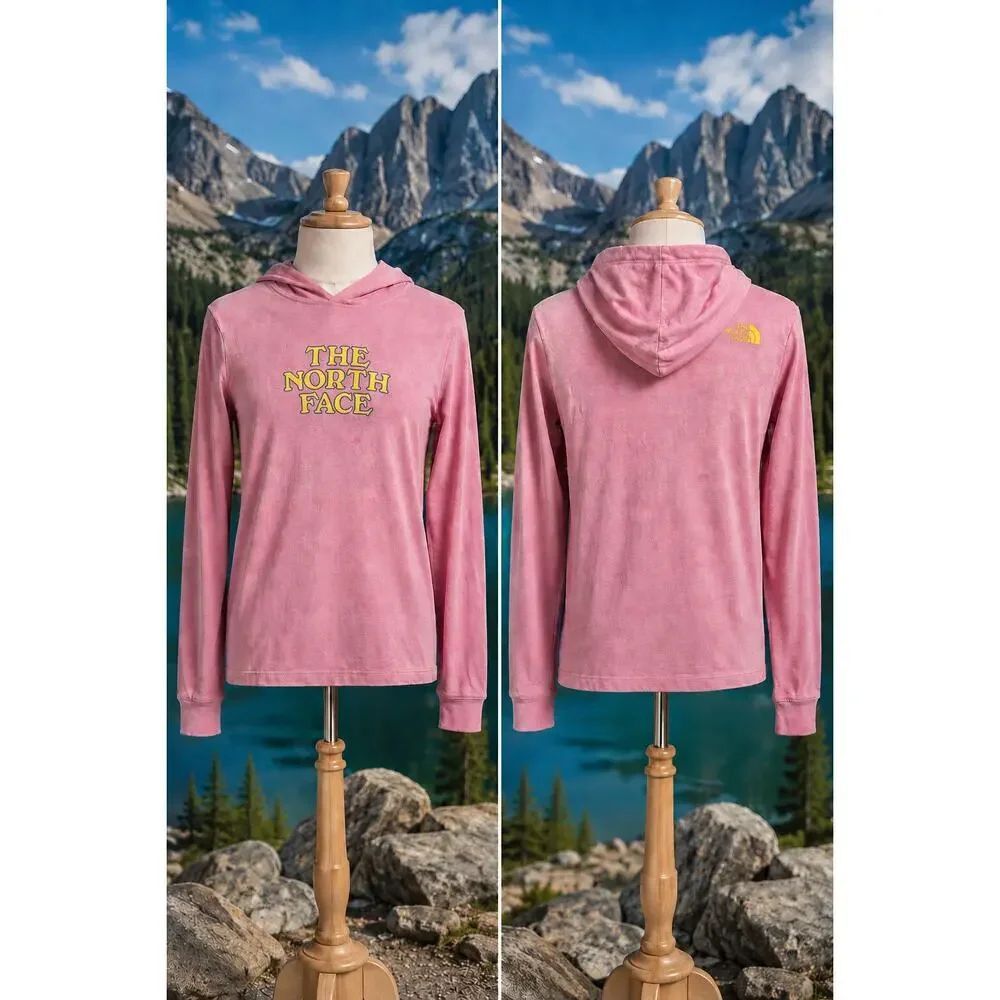 The North Face Pink Lightweight Hoodie Top Women’s Medium Outdoors
